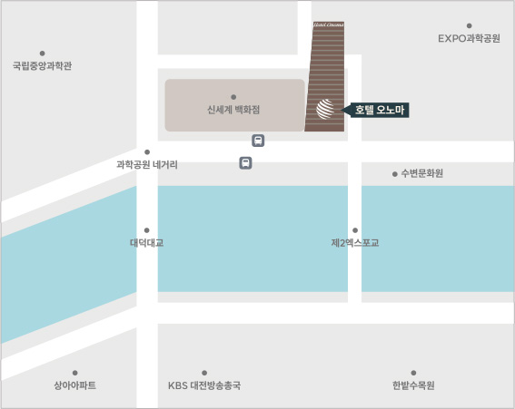 Hotel Onoma Location Map